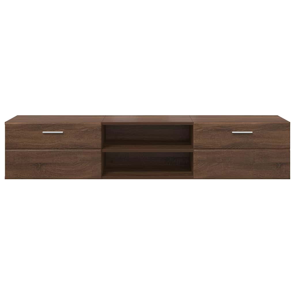 vidaXL Holzschrank Braun Eichen-Optik 150 x 39 x 30 cm Holzwerkstoff - Image 6