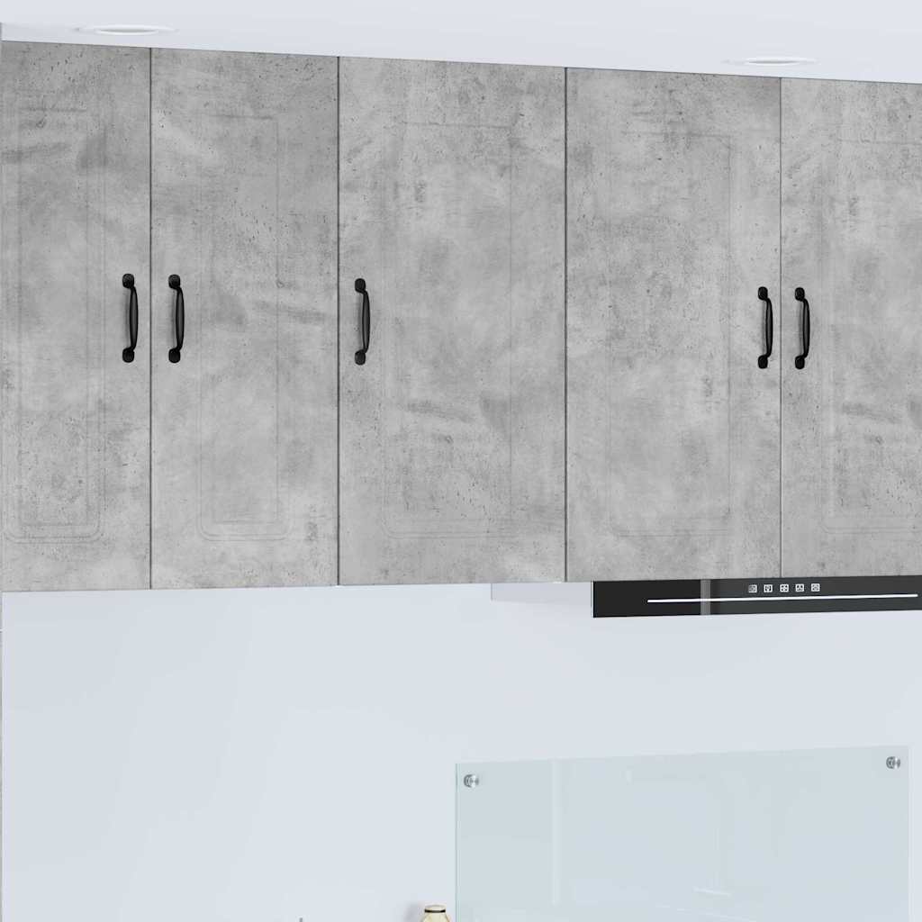 vidaXL Küchenwandschrank Beton Grau 40 x 31 x 80 cm Holzwerkstoff
