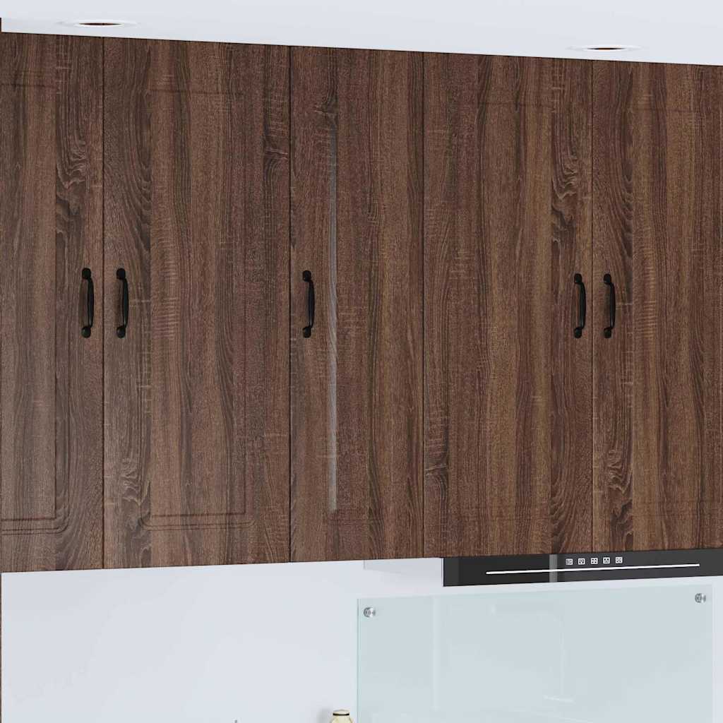 vidaXL Küchenwandschrank mit Regal Braun Eichen-Optik 30 x 31 x 100 cm