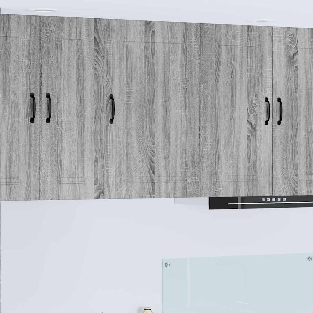 vidaXL Küchenwandschrank Graues Sonoma 50 x 31 x 80 cm Holzwerkstoff