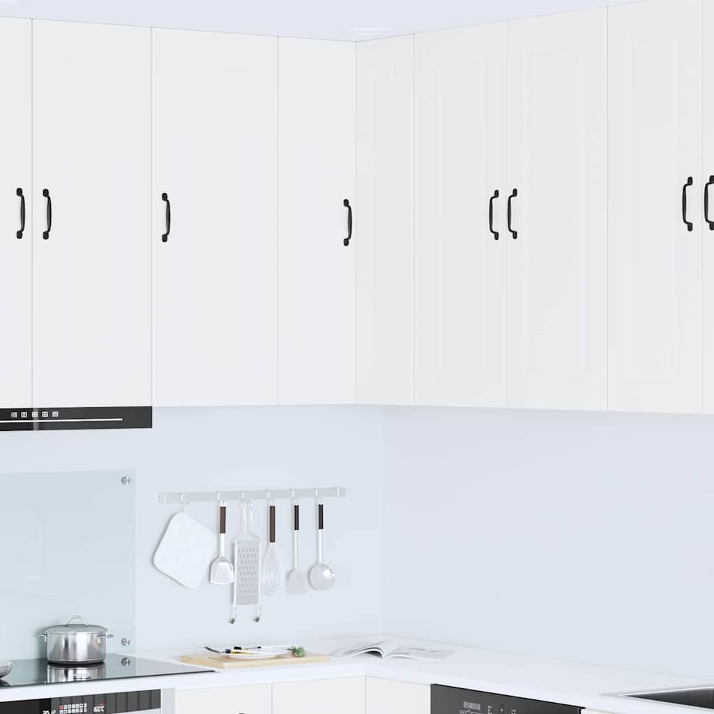 vidaXL Küchenwandschrank mit Regal Weiß 57 x 57 x 100 cm Holzwerkstoff