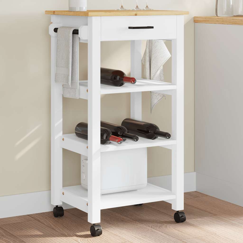 vidaXL Küchenwagen MONZA 48x40x88,5 cm Massivholz Kiefer
