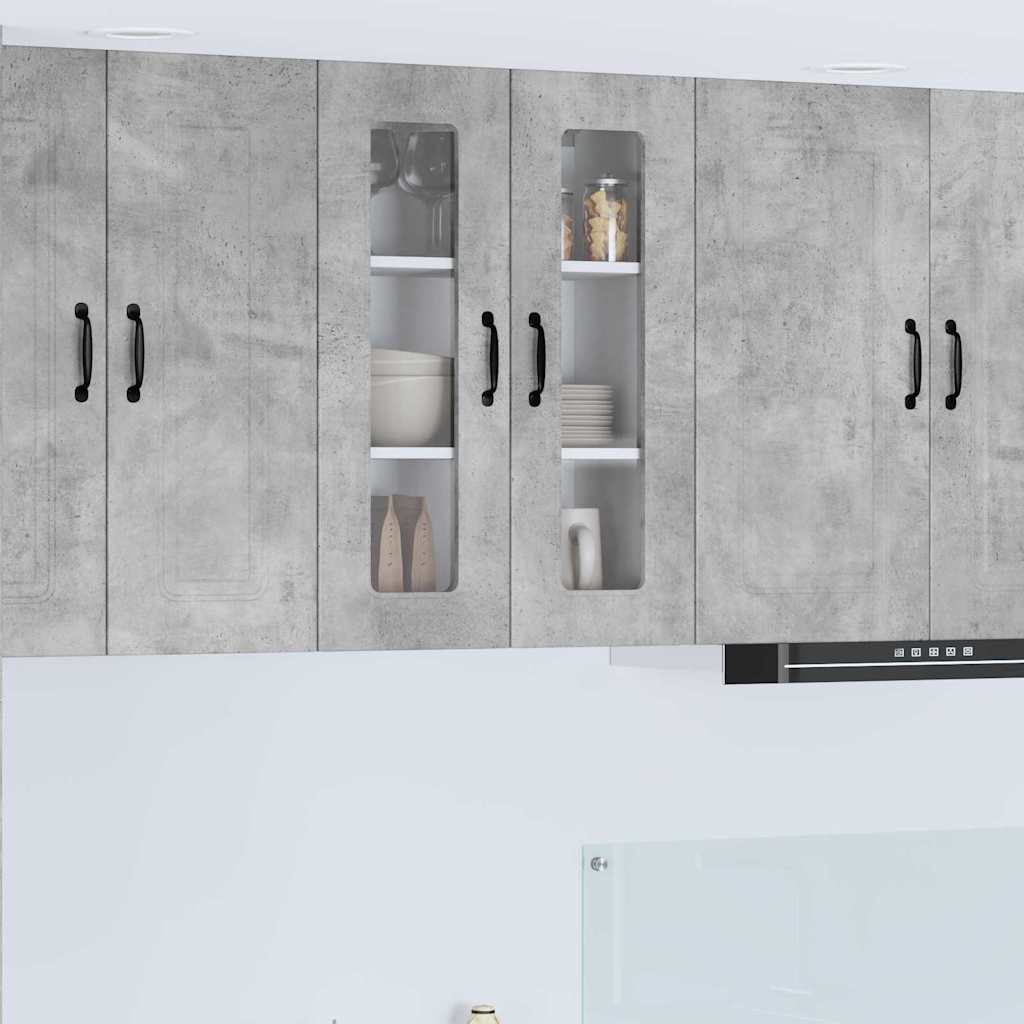 vidaXL Küchenwandschrank Beton Grau 60 x 31 x 80 cm Holzwerkstoff
