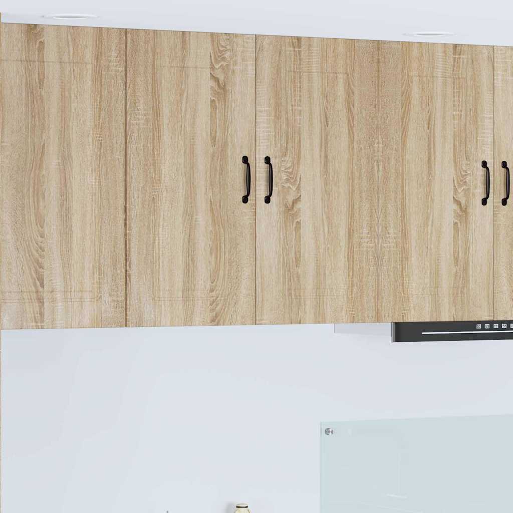 vidaXL Küchenwandschrank Sonoma-Eiche 80 x 31 x 80 cm Holzwerkstoff