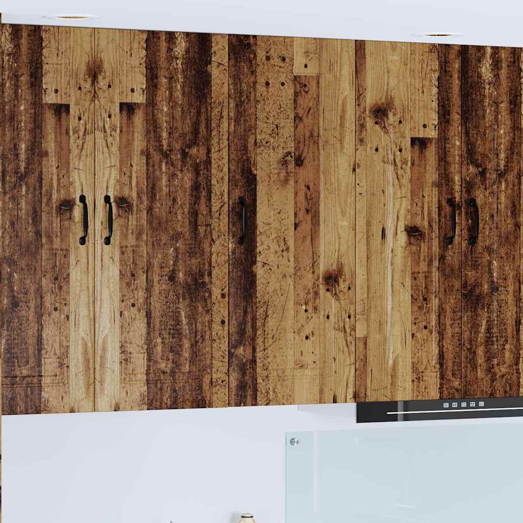 vidaXL Küchenwandschrank Altholz 40 x 31 x 100 cm Holzwerkstoff