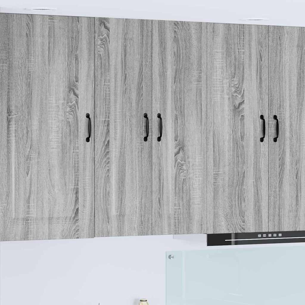 vidaXL Küchenwandschrank Graues Sonoma 60 x 31 x 100 cm Holzwerkstoff
