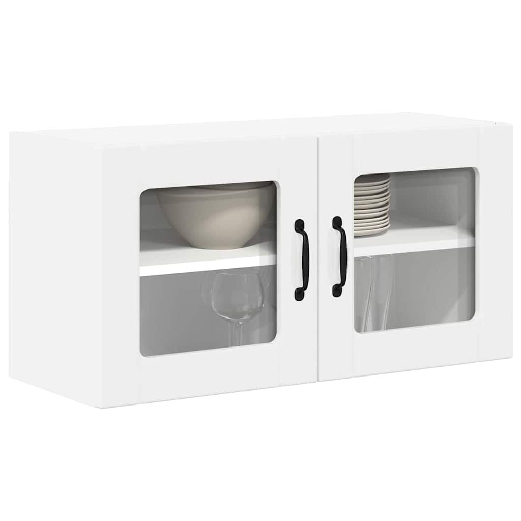vidaXL Küchenschrank Hochglanz Weiß 80 x 31 x 40 cm Holzwerkstoff - Image 3