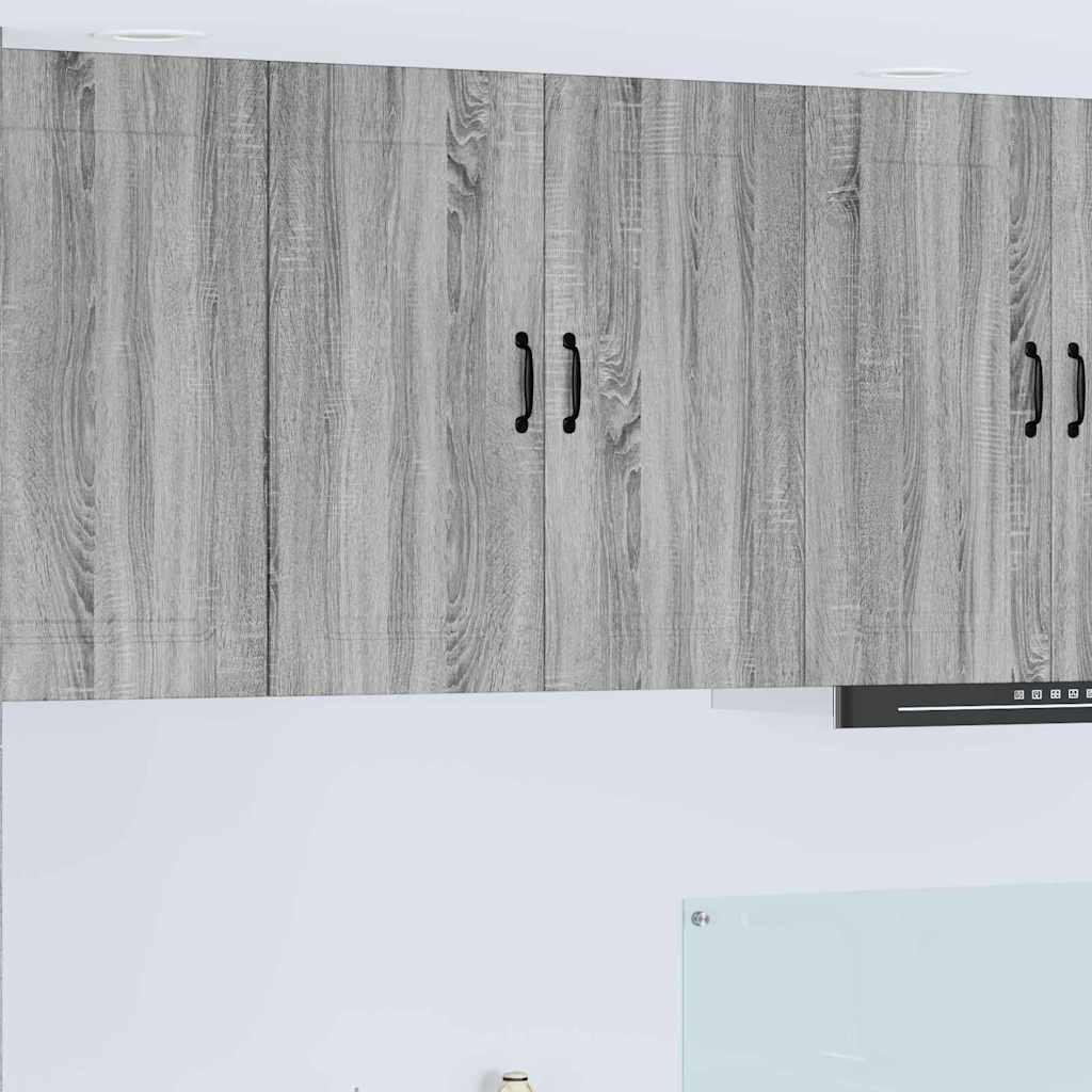 vidaXL Küchenwandschrank Graues Sonoma 80 x 31 x 80 cm Holzwerkstoff