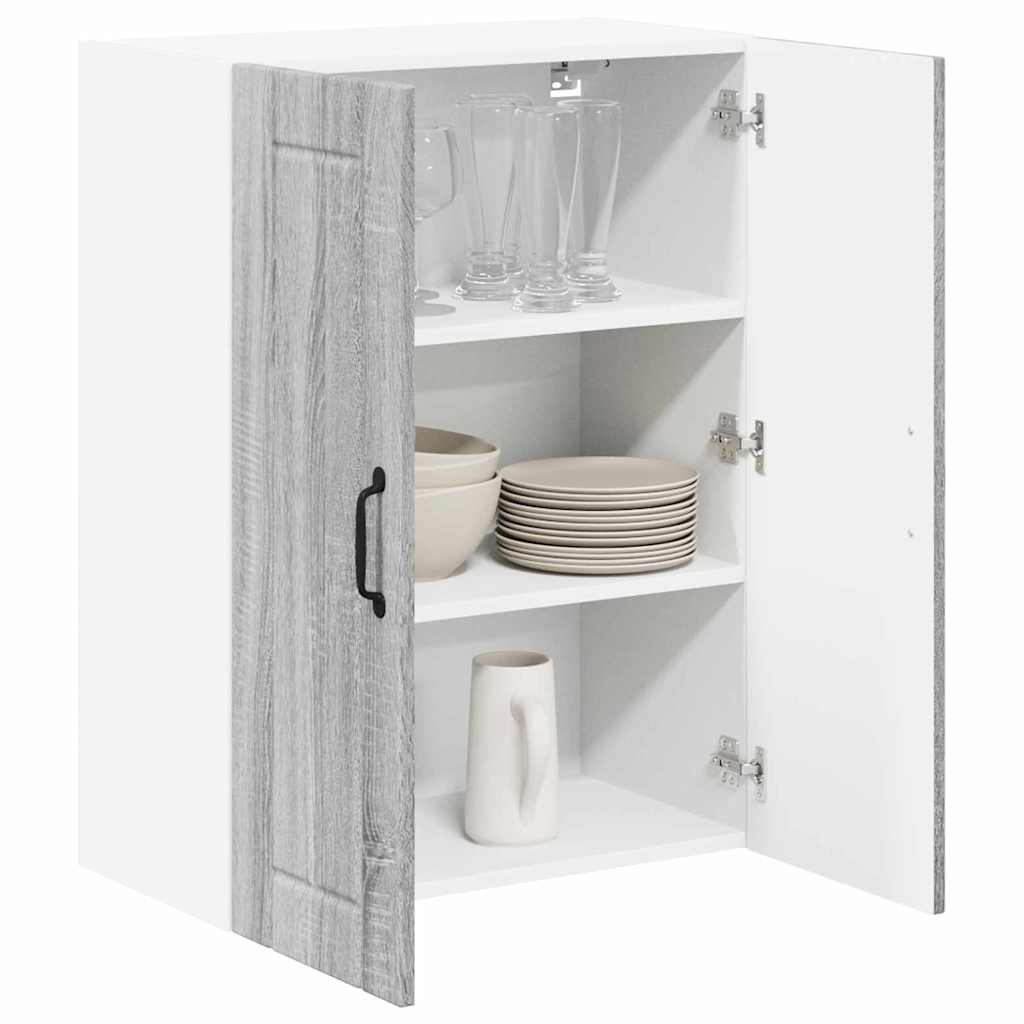 vidaXL Küchenschrank Graues Sonoma 60 x 31 x 80 cm Holzwerkstoff - Image 3