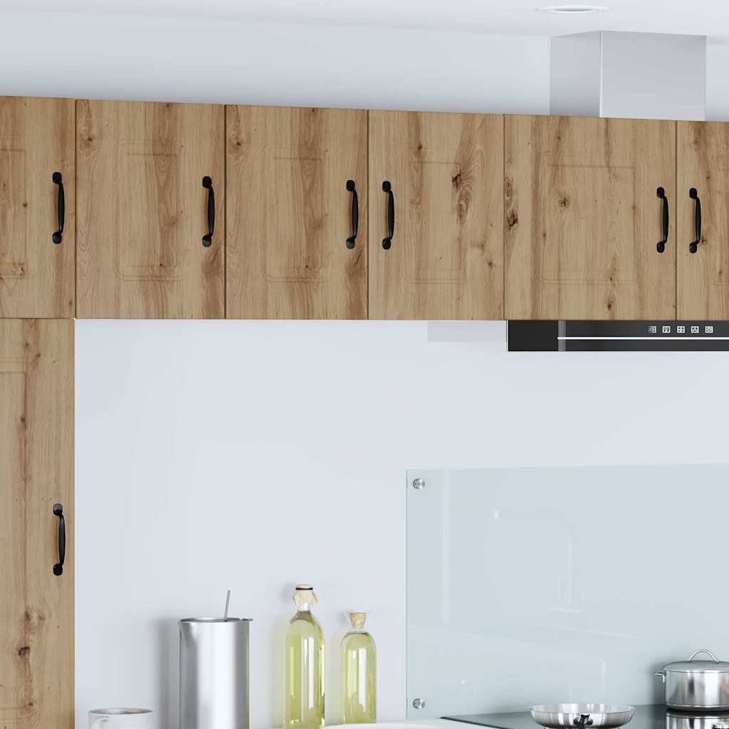 vidaXL Küchenwandschrank mit Regal 2 pcs Artisan-Eiche 30 x 31 x 40 cm