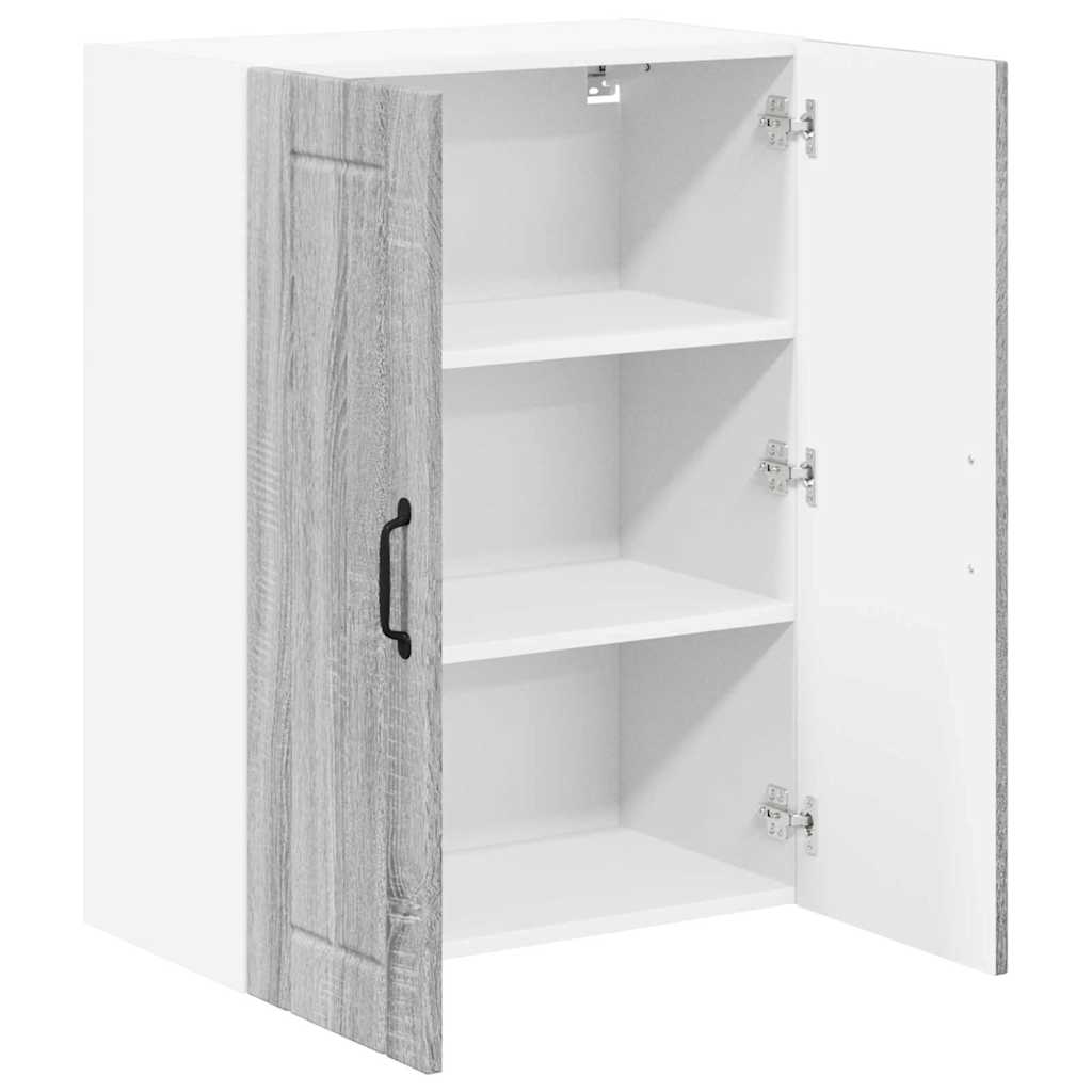 vidaXL Küchenschrank Graues Sonoma 60 x 31 x 80 cm Holzwerkstoff - Image 5