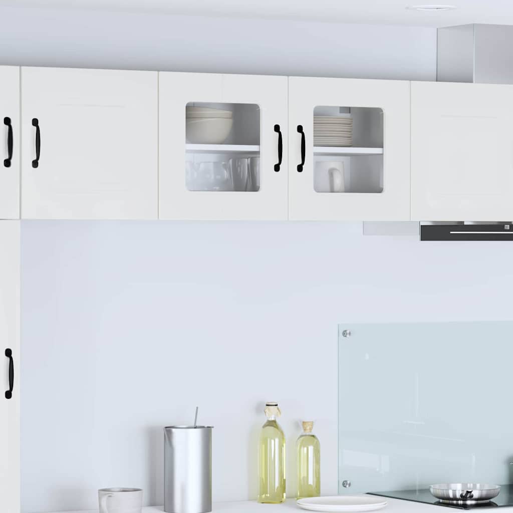 vidaXL Küchenwandschrank Hochglanz Weiß 80 x 31 x 40 cm Holzwerkstoff