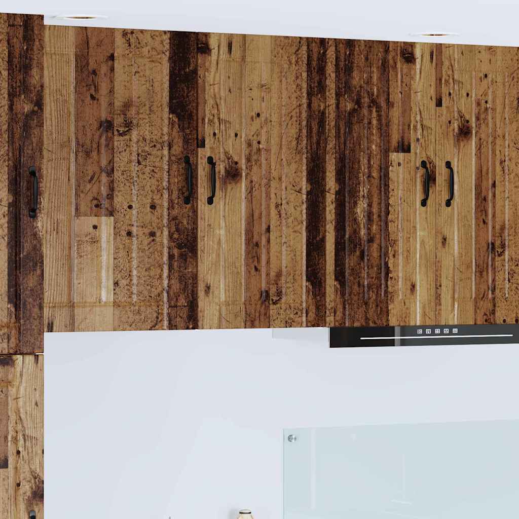 vidaXL Küchenschrank mit Regal Altholz 40 x 31 x 80 cm Holzwerkstoff