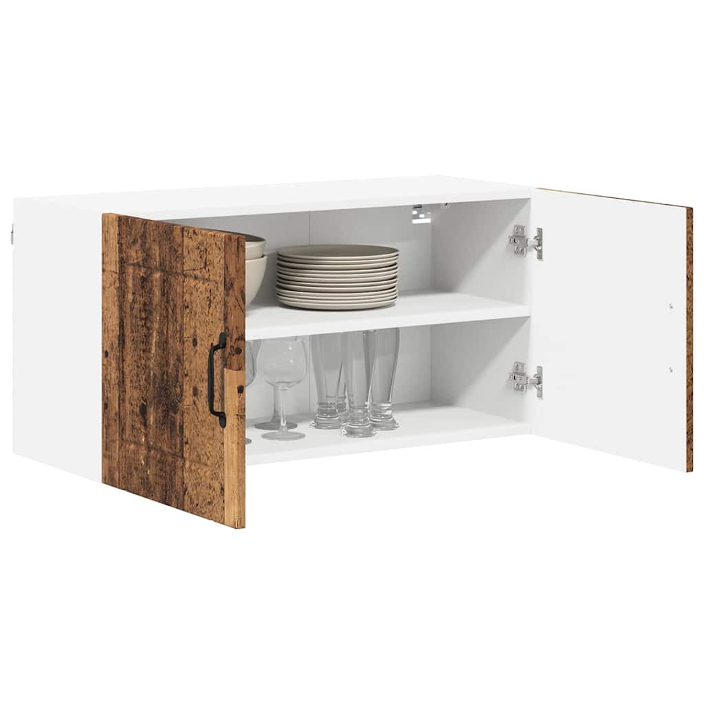 vidaXL Küchenschrank mit Regal Altholz 80 x 31 x 40 cm Holzwerkstoff - Image 3