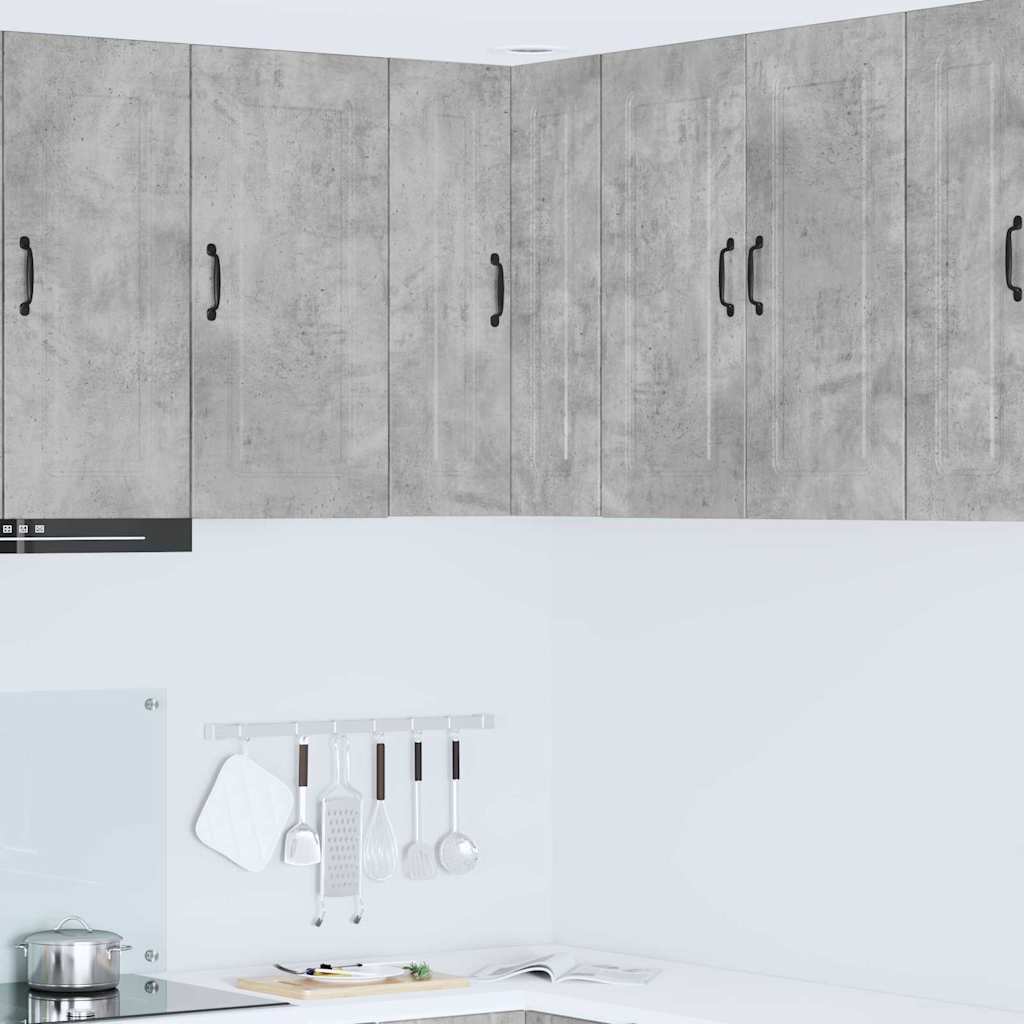 vidaXL Küchenwandschrank Beton Grau 57 x 57 x 80 cm Holzwerkstoff