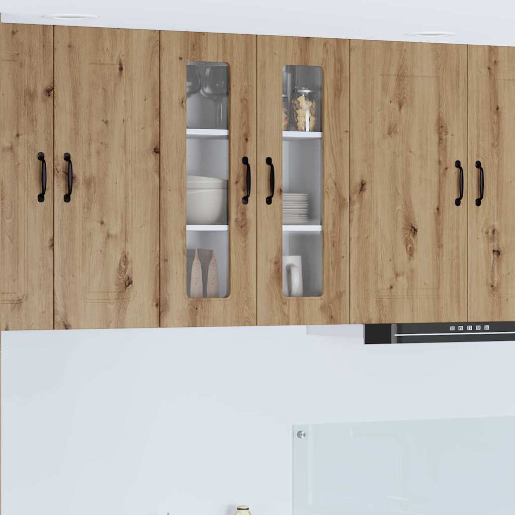 vidaXL Küchenwandschrank Artisan-Eiche 60 x 31 x 80 cm Holzwerkstoff