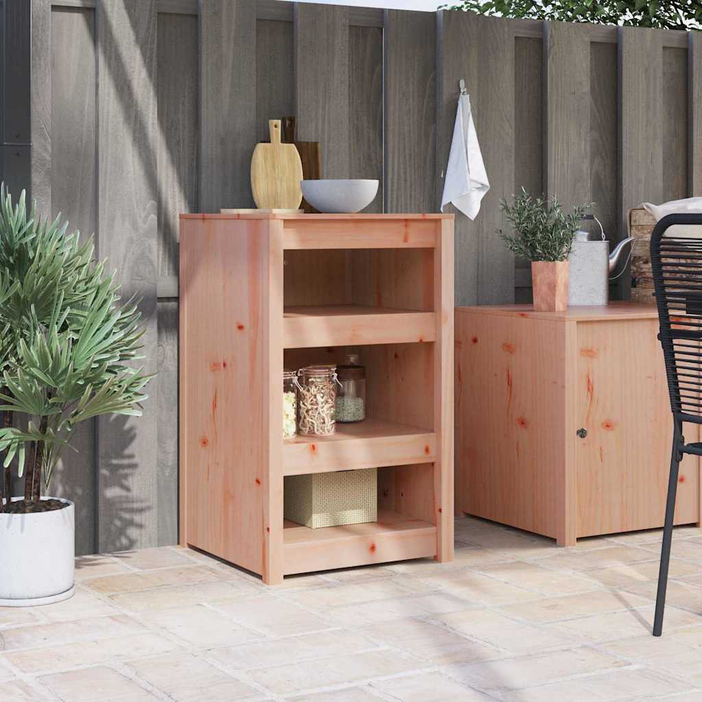 vidaXL Küchenschrank mit Regal Braun 55 x 55 x 92 cm Massivholz Kiefer
