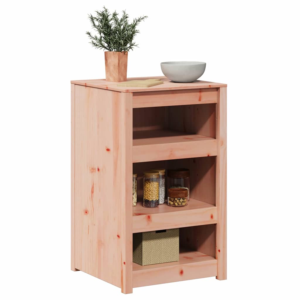 vidaXL Küchenschrank mit Regal Braun 55 x 55 x 92 cm Massivholz Kiefer - Image 3
