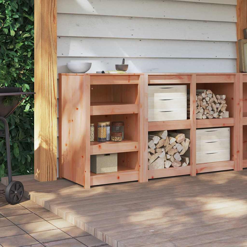 vidaXL Küchenschrank mit Regal Braun 55 x 55 x 92 cm Massivholz Kiefer - Image 4