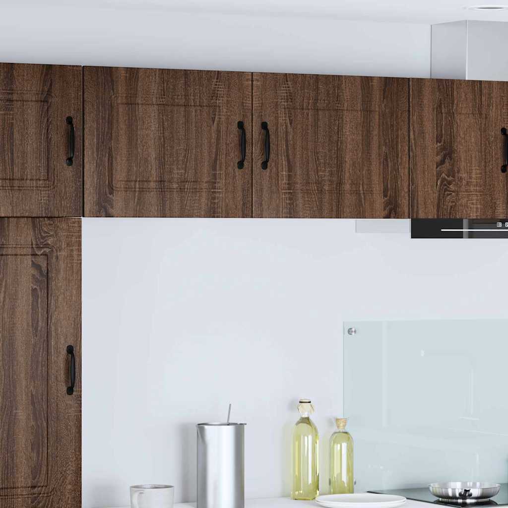 vidaXL Küchenwandschrank 2 pcs Braun Eichen-Optik 50 x 31 x 40 cm