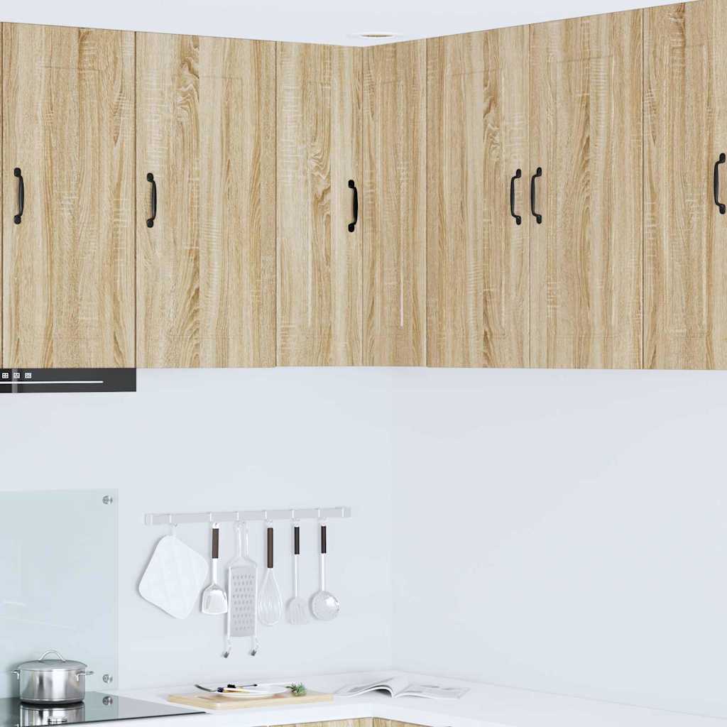 vidaXL Küchenwandschrank Sonoma-Eiche 57 x 57 x 80 cm Holzwerkstoff