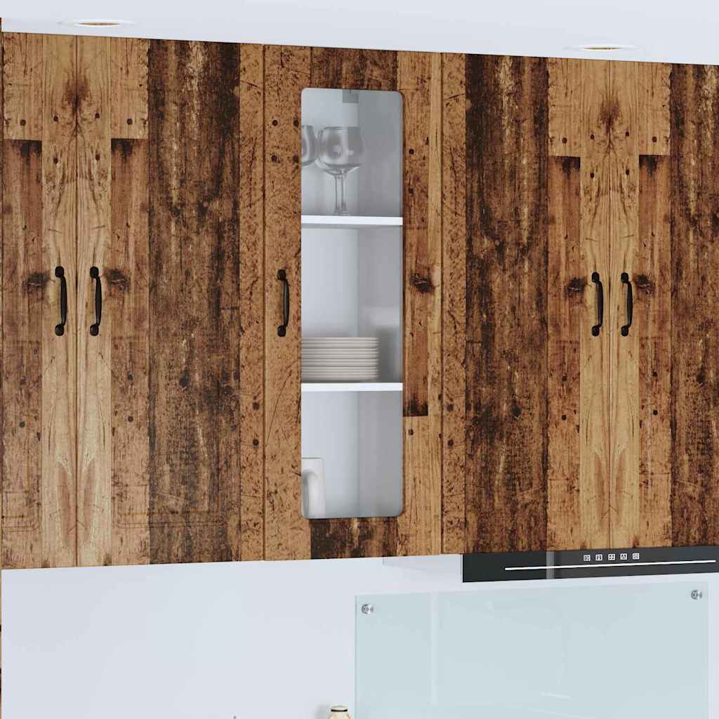 vidaXL Küchenwandschrank Altholz 40 x 31 x 100 cm Holzwerkstoff