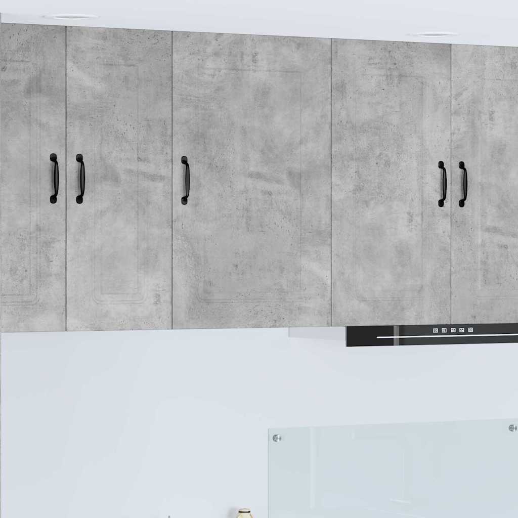 vidaXL Küchenwandschrank Beton Grau 50 x 31 x 80 cm Holzwerkstoff