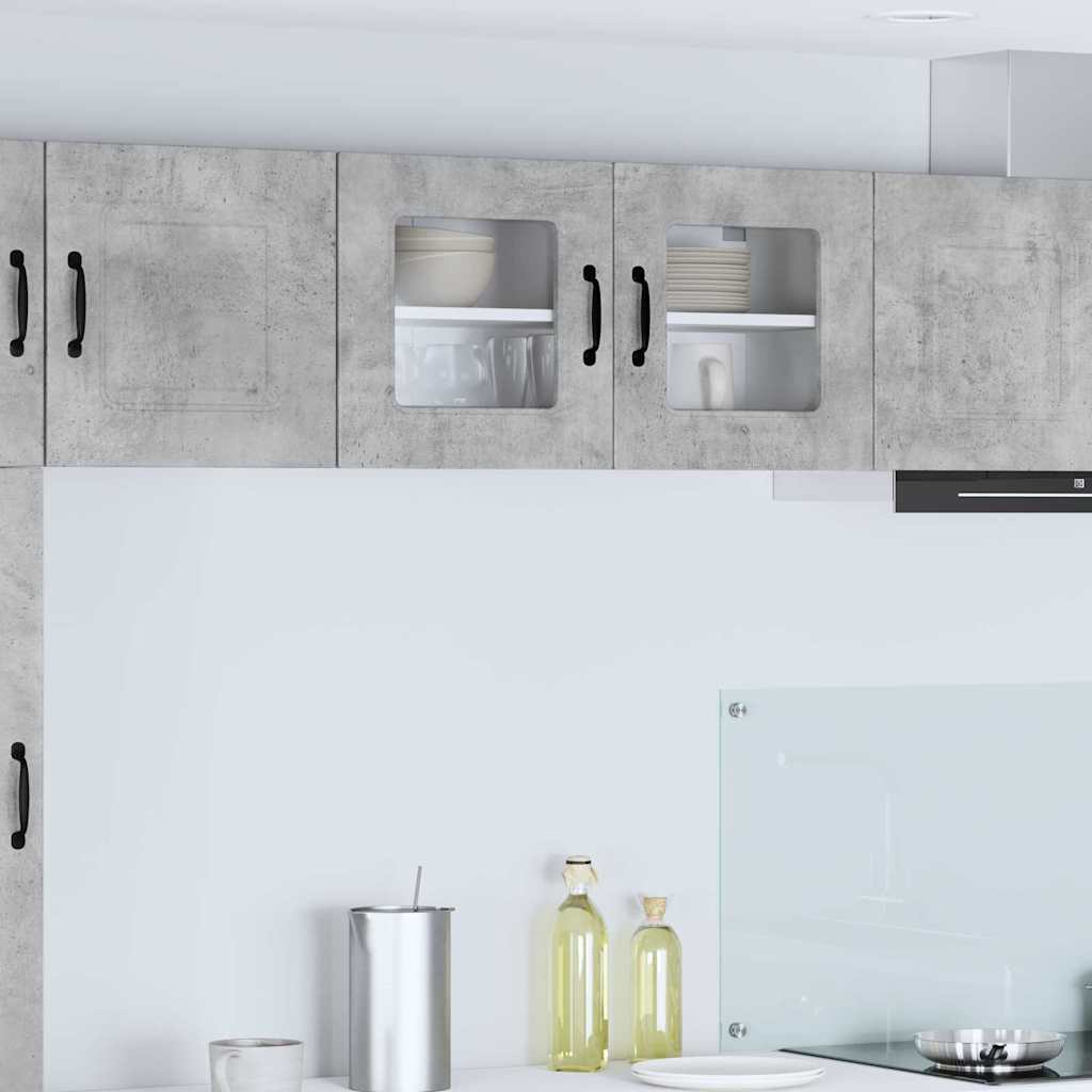 vidaXL Küchenwandschrank Beton Grau 80 x 31 x 40 cm Holzwerkstoff