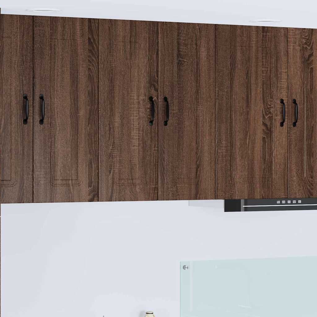vidaXL Küchenwandschrank mit Regal Braun Eichen-Optik 60 x 31 x 80 cm