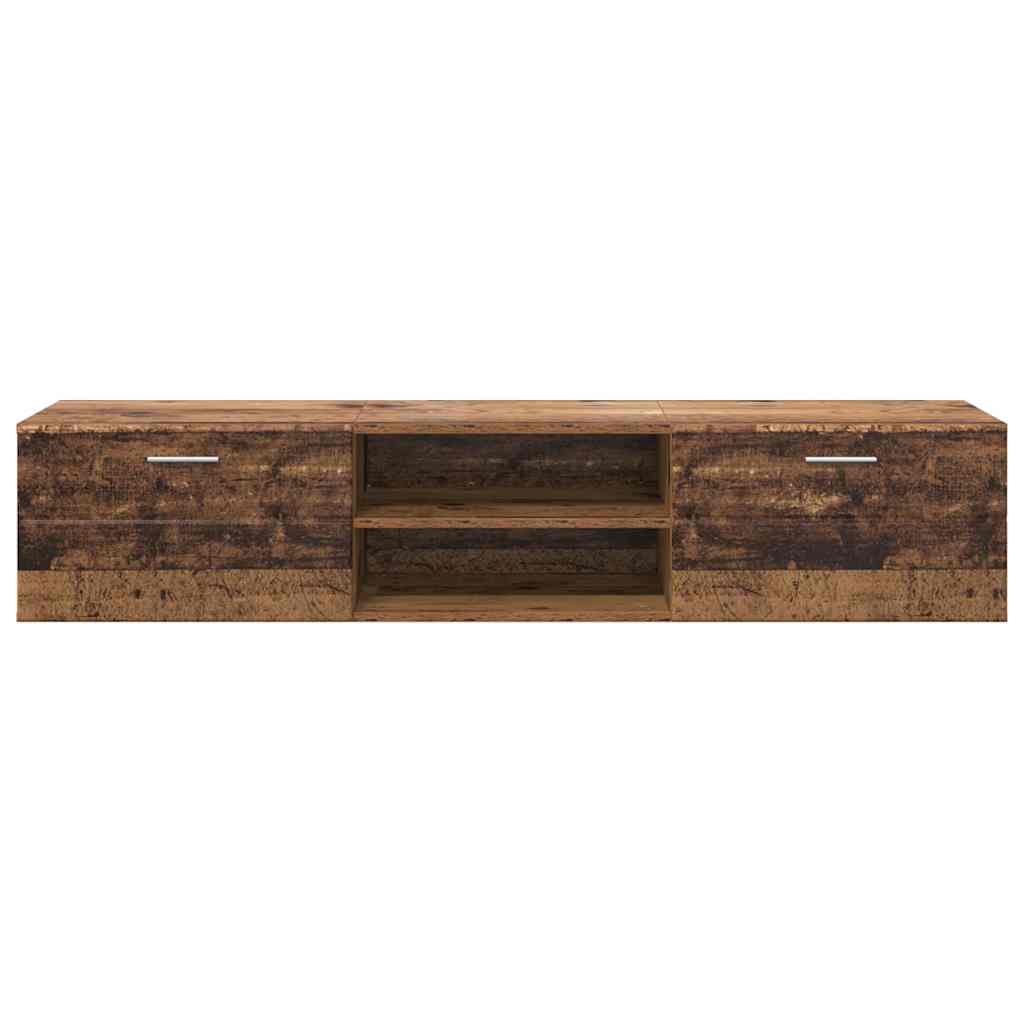 vidaXL Holzschrank Wandmontiert Altholz 150 x 39 x 30 cm Holzwerkstoff - Image 6