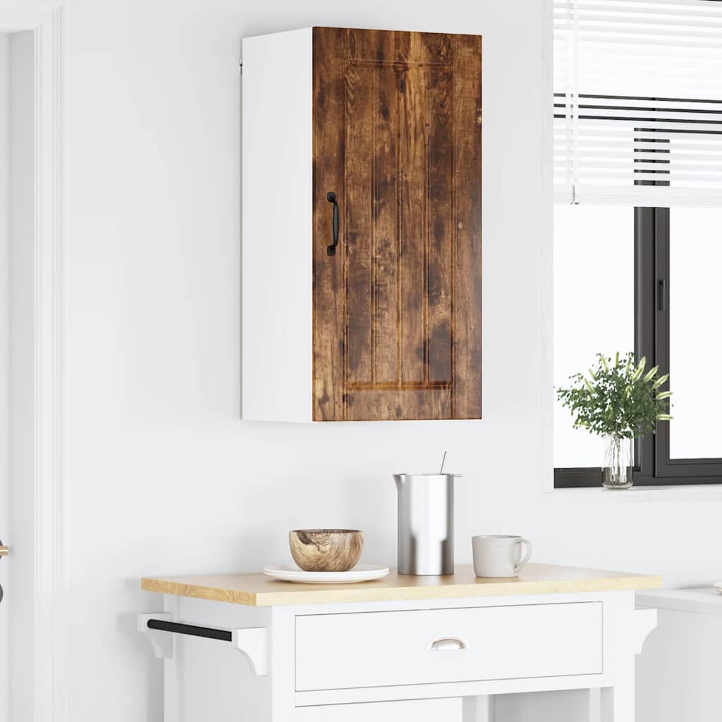 vidaXL Küchenschrank Geräucherte Eiche 40 x 31 x 80 cm Holzwerkstoff - Image 4