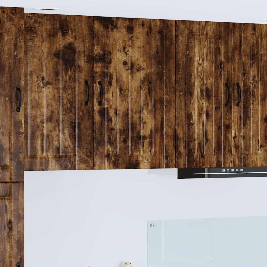vidaXL Küchenschrank Geräucherte Eiche 50 x 31 x 80 cm Holzwerkstoff