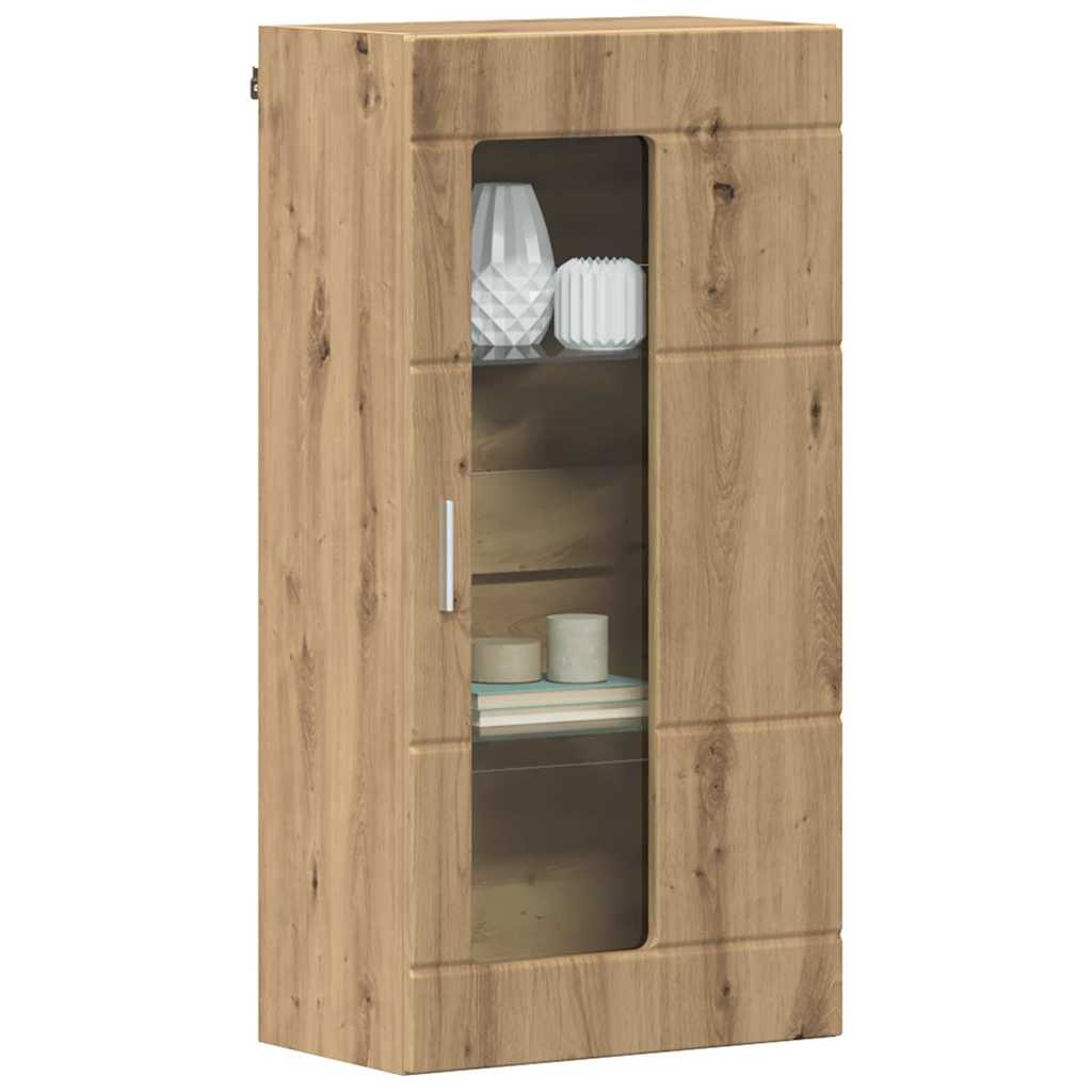 vidaXL Wandmontierter Schrank mit Regal Artisan-Eiche 55 x 29 x 100 cm - Image 3