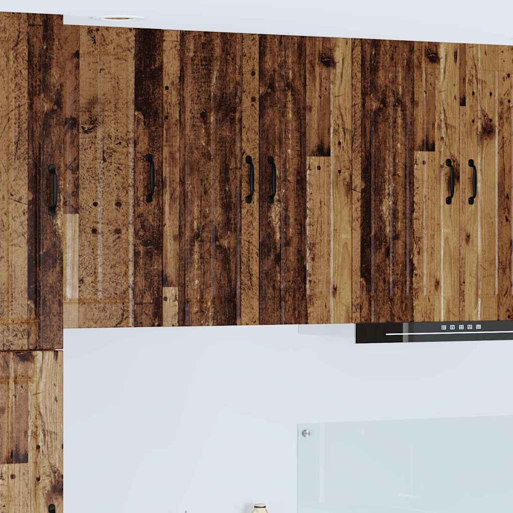 vidaXL Küchenschrank mit Regal Altholz 60 x 31 x 80 cm Holzwerkstoff