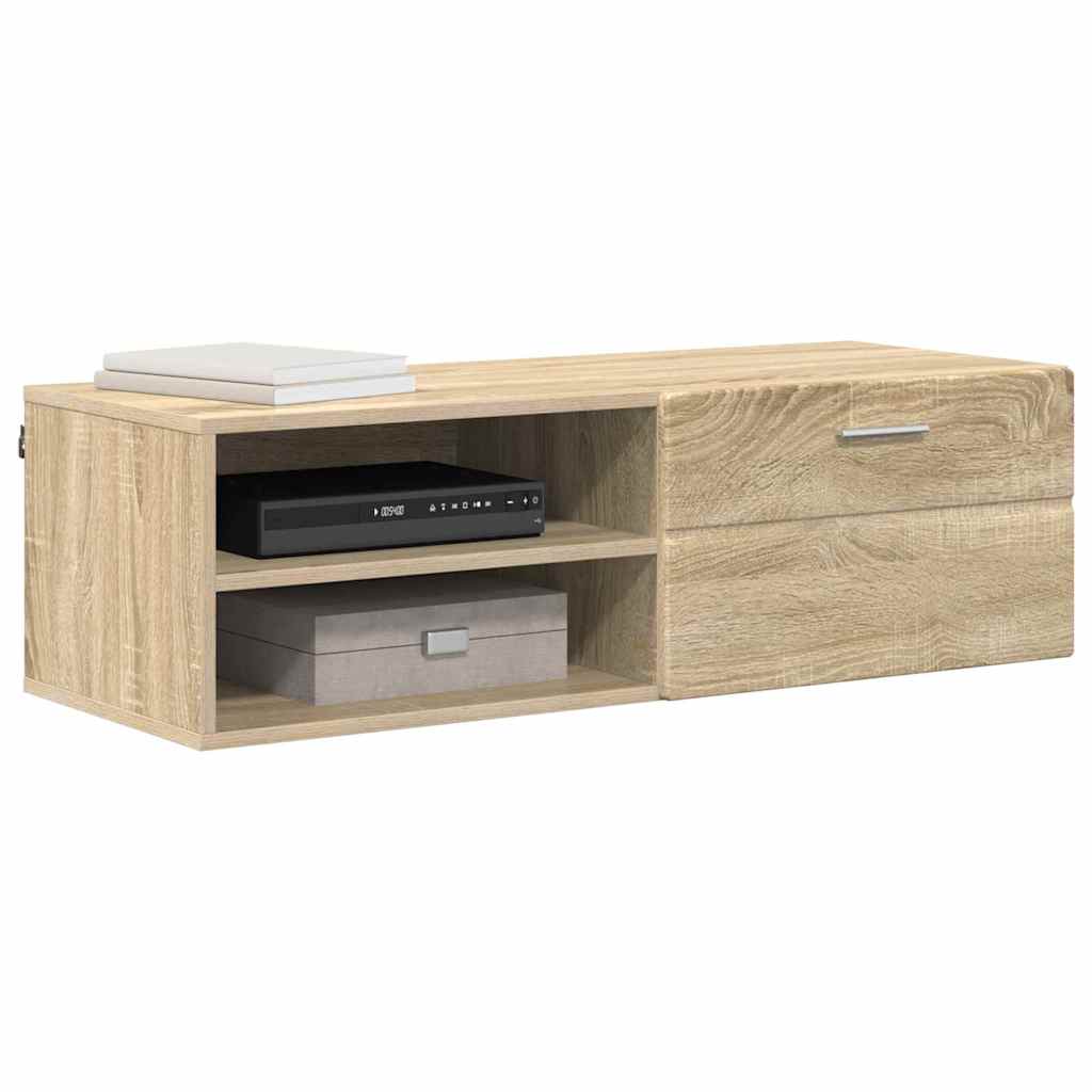 vidaXL Holzschrank Sonoma-Eiche 100,5 x 39 x 30 cm Holzwerkstoff - Image 3