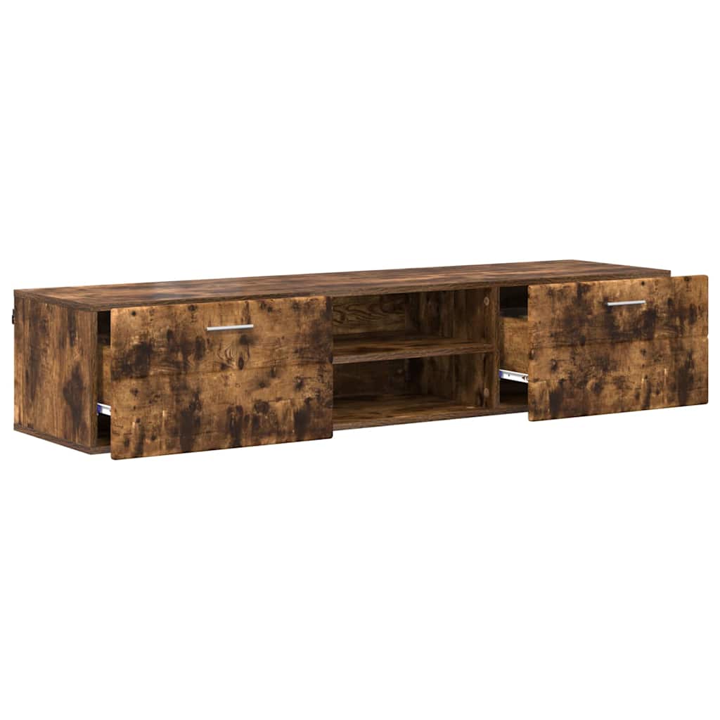 vidaXL Holzschrank Geräucherte Eiche 150 x 39 x 30 cm Holzwerkstoff - Image 5