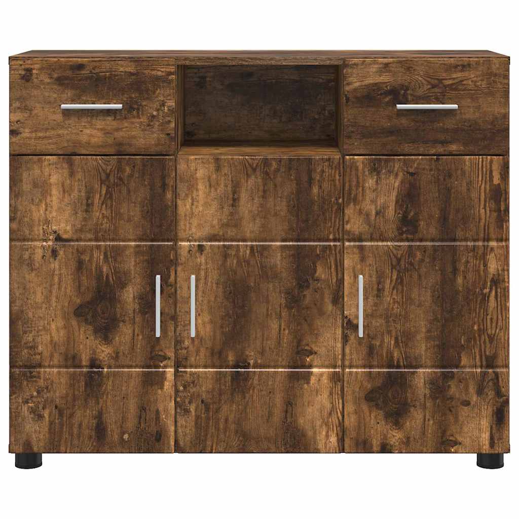 vidaXL Sideboard Räuchereiche 88,5 x 30,5 x 73 cm Holzwerkstoff - Image 6