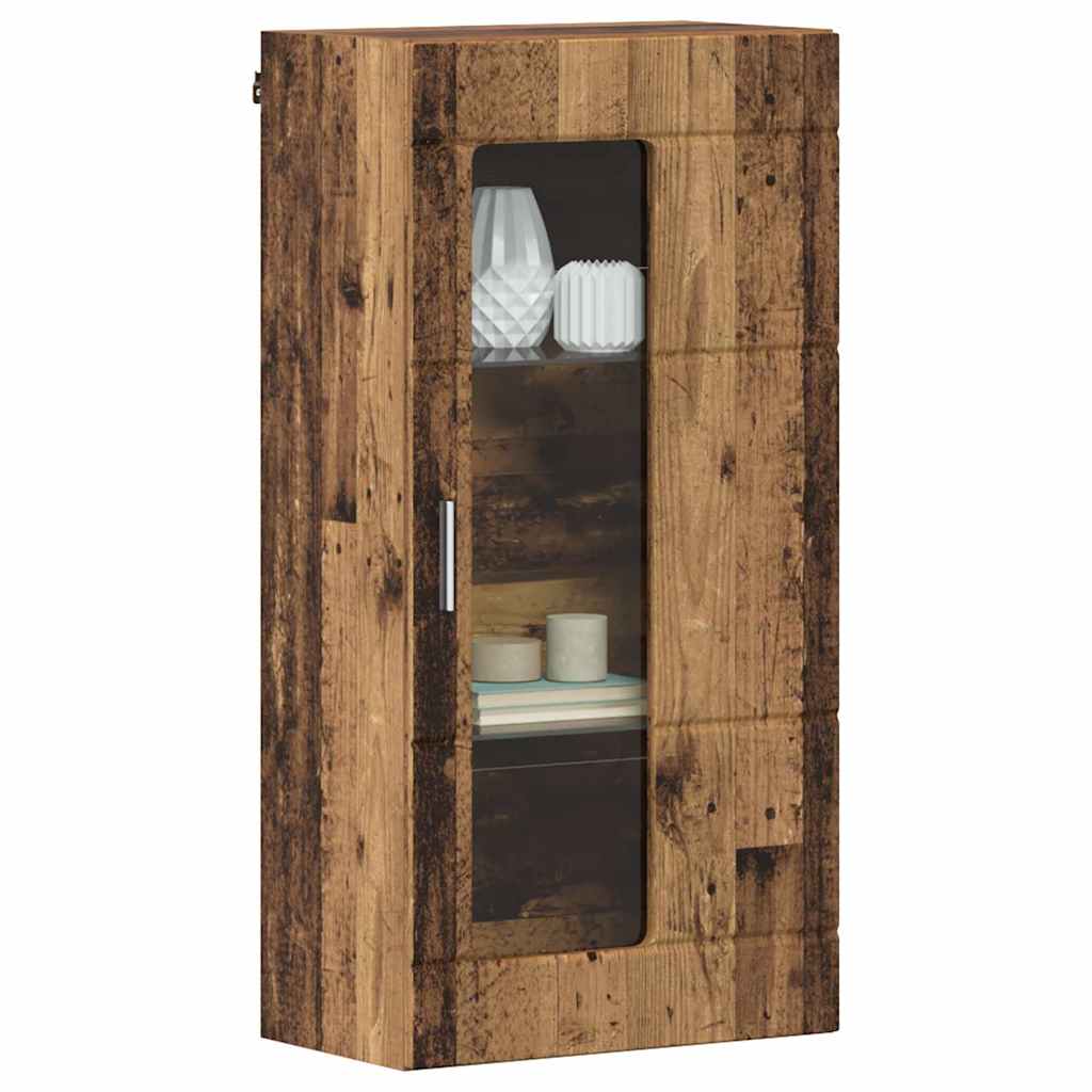 vidaXL Wandmontierter Schrank Altholz 55 x 29 x 100 cm Holzwerkstoff - Image 3