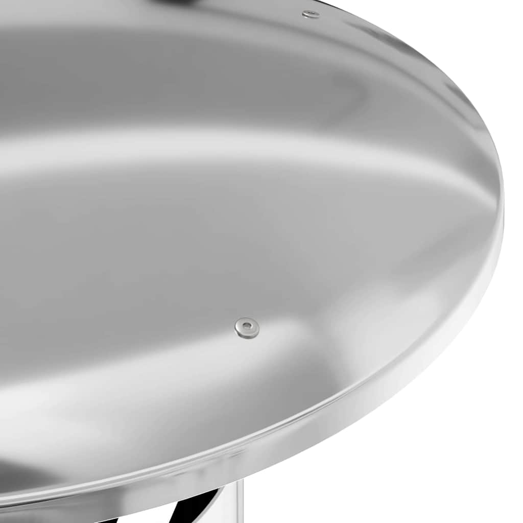 vidaXL Kaminverlängerung Silber 35 x 35 x 132 cm Edelstahl - Image 6