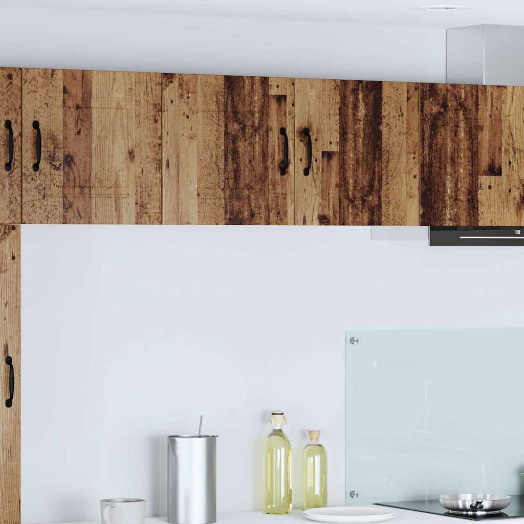 vidaXL Küchenwandschrank mit Tür Altholz 80 x 31 x 40 cm Holzwerkstoff