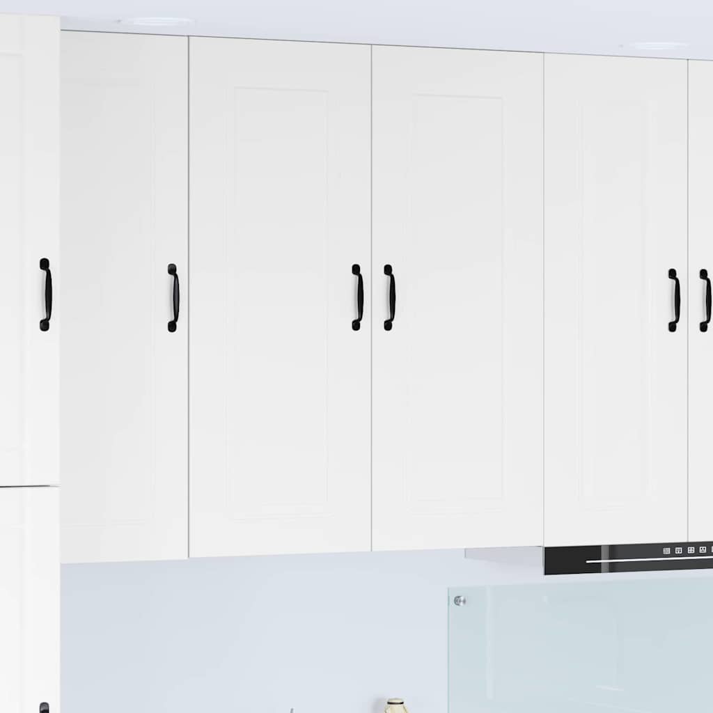 vidaXL Küchenwandschrank Hochglanz Weiß 80 x 31 x 100 cm Holzwerkstoff