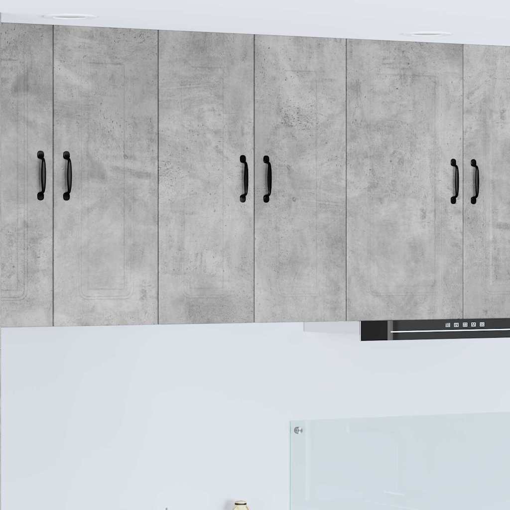 vidaXL Küchenwandschrank Beton Grau 30 x 31 x 80 cm Holzwerkstoff
