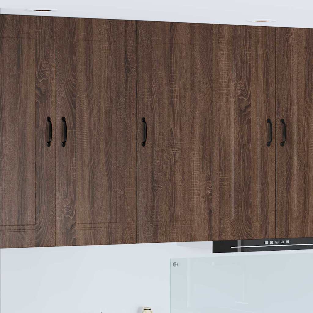 vidaXL Küchenwandschrank mit Regal Braun Eichen-Optik 40 x 31 x 100 cm