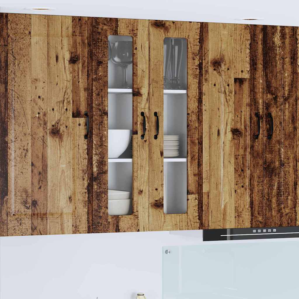vidaXL Küchenwandschrank Altholz 60 x 31 x 100 cm Holzwerkstoff