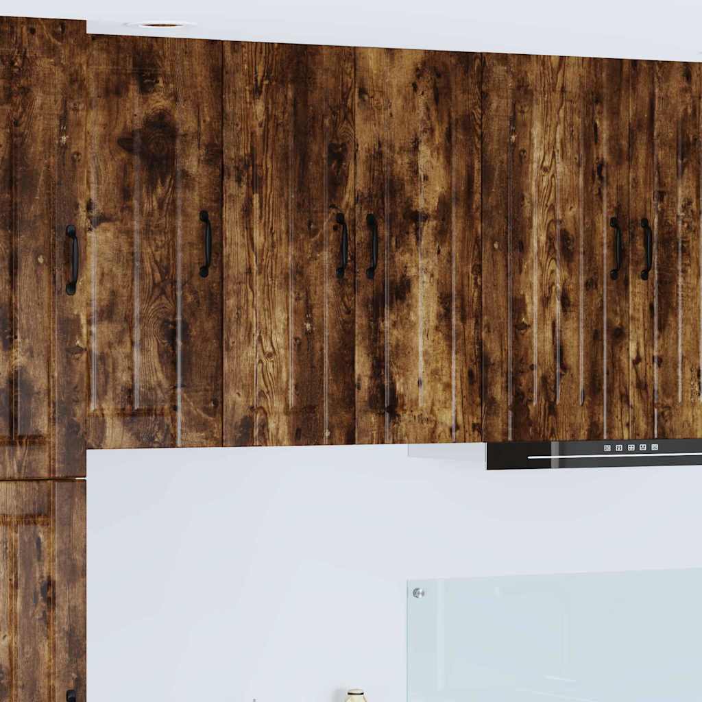 vidaXL Küchenschrank Geräucherte Eiche 60 x 31 x 80 cm Holzwerkstoff