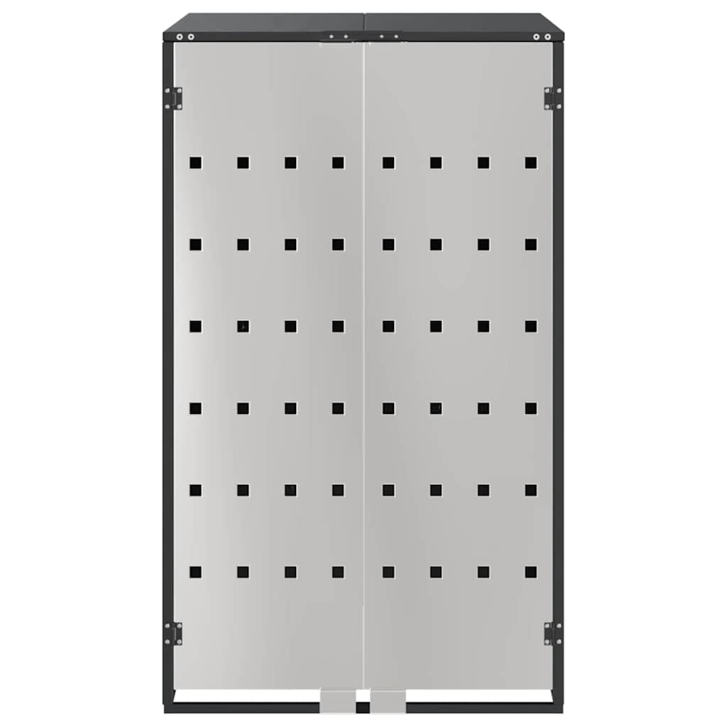 vidaXL Mülltonnenlager mit Gas-Hebedeckel für 240L Tonne Anthrazit - Image 6