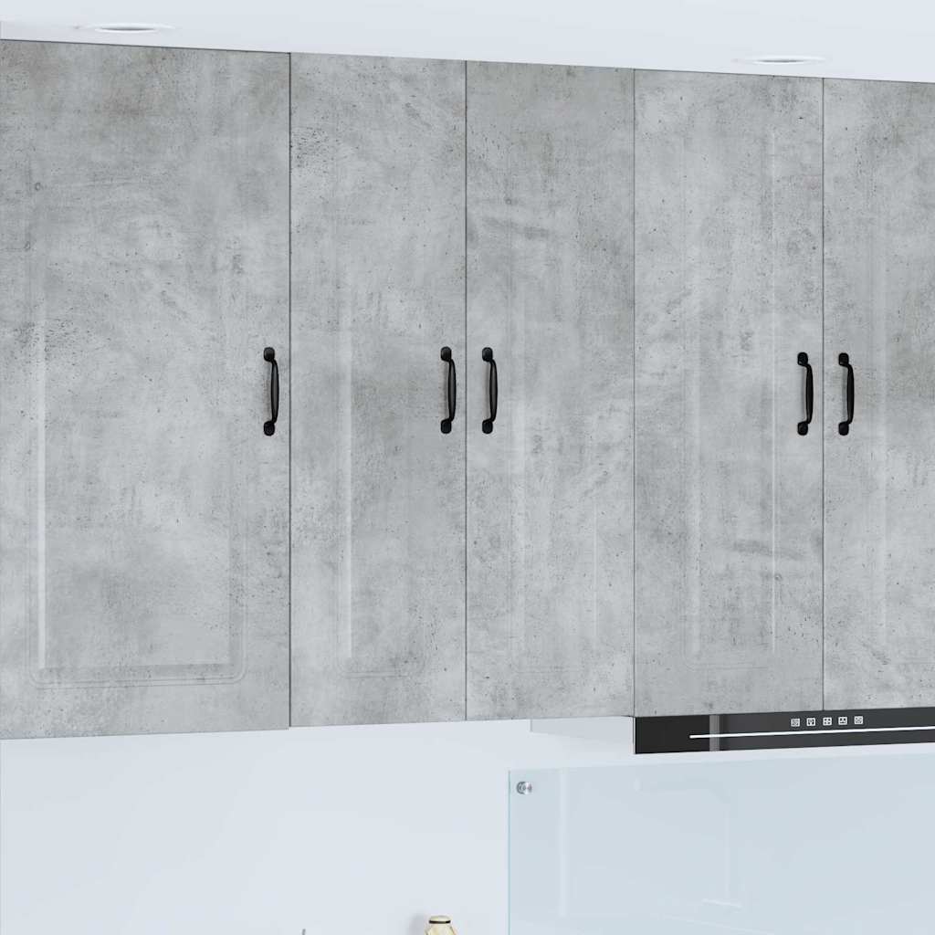 vidaXL Küchenwandschrank Beton Grau 60 x 31 x 100 cm Holzwerkstoff