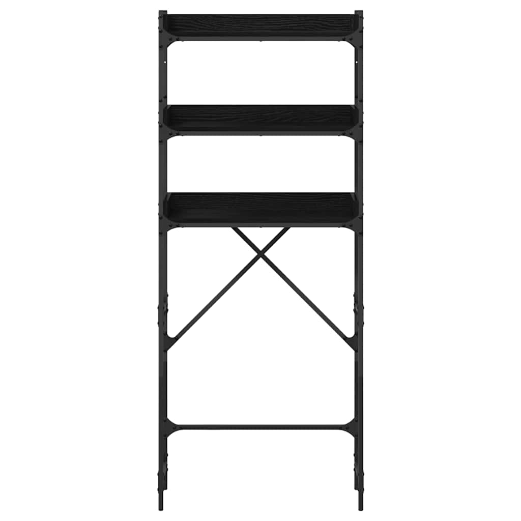 vidaXL Waschmaschinenregal mit Regal 67 x 25 x 163 cm Holzwerkstoff - Image 5