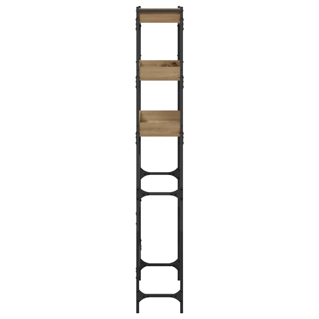 vidaXL Waschmaschinenregal mit Regal 67 x 25 x 163 cm Holzwerkstoff - Image 6