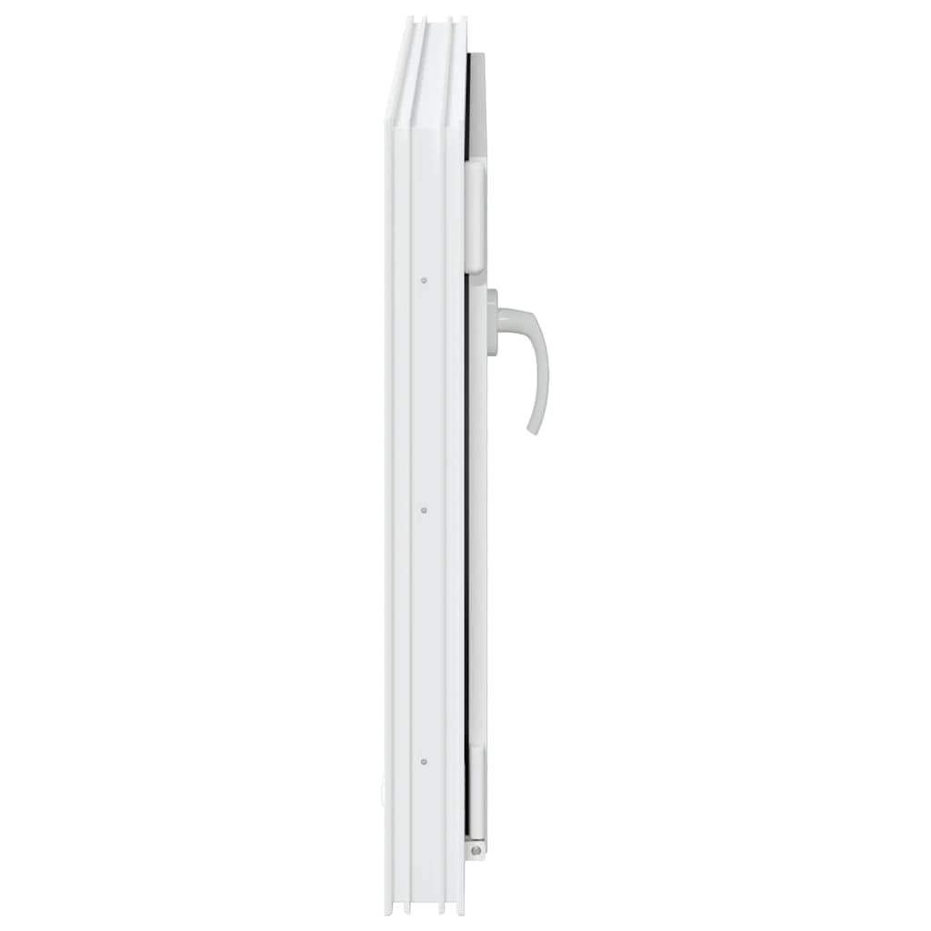 vidaXL Kellerfenster "RISOR" 80x50 cm Drehkipp DIN Links Weiß - Image 6